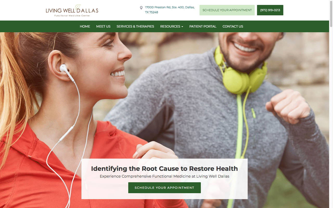 Website Makeover: Just What the Doctor Ordered for Living Well Dallas